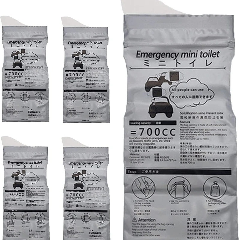 Home Bathroom Urinal - 1-20PCS Outdoor Emergency Urine Bags 700ml