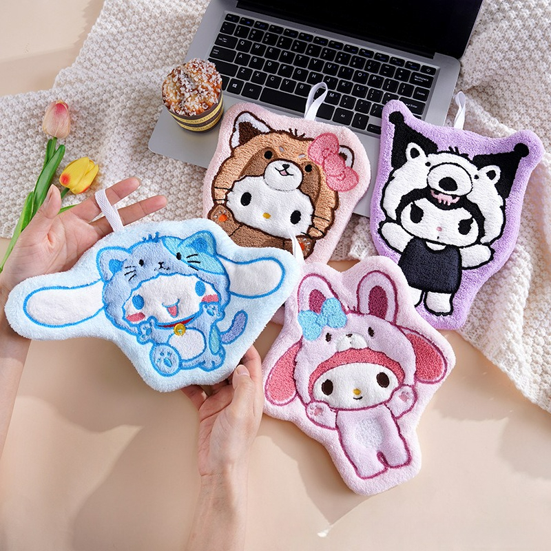 Home Creation Bathroom - 1/4 Pcs Soft Thick Sanrio Kuromi