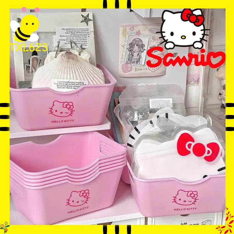 Home Goods Bathroom Sets - Hello Kitty 2/4Pcs Plastic Organizer Set