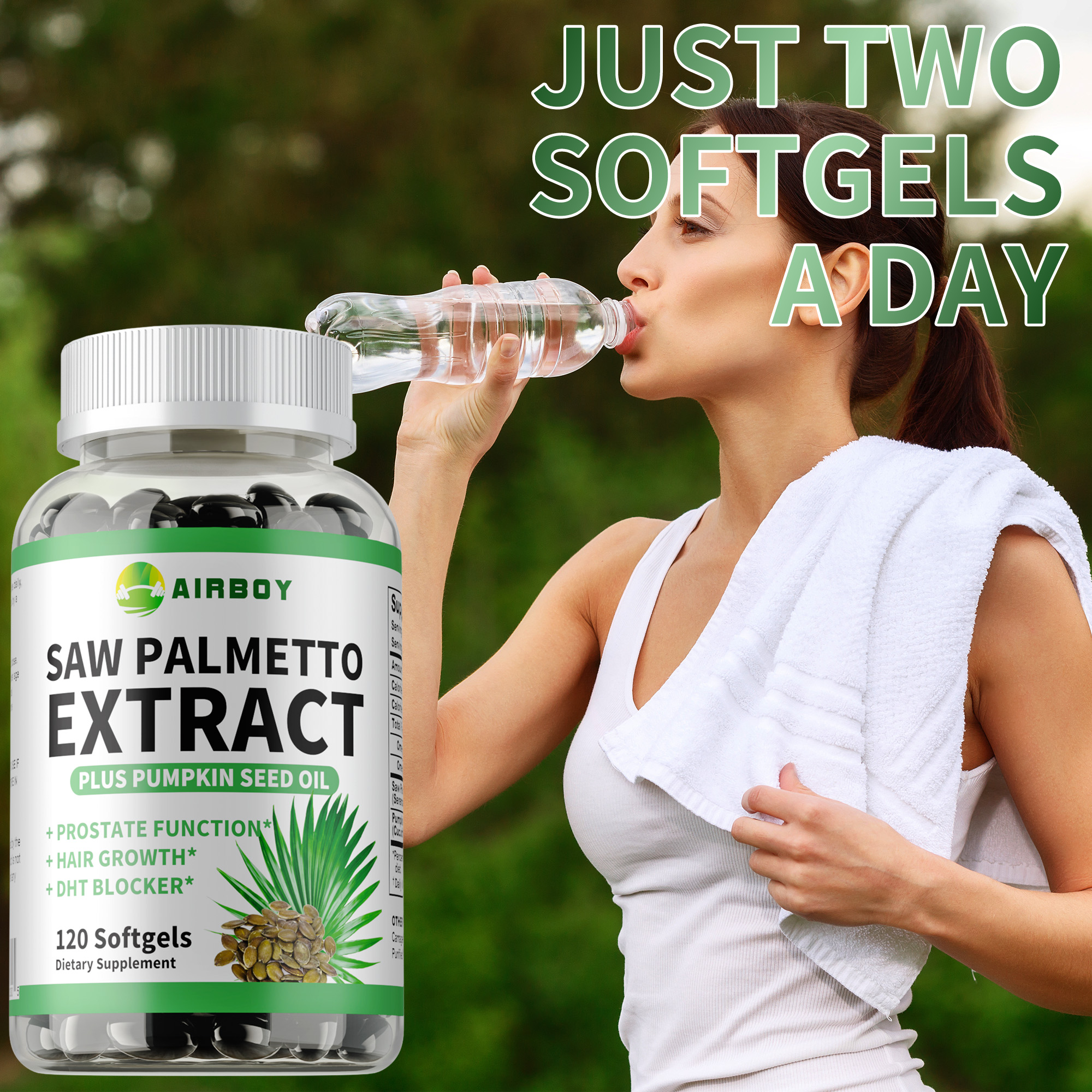 Home Bathroom Urinal - Saw Palmetto - Reduce Frequent Urination,