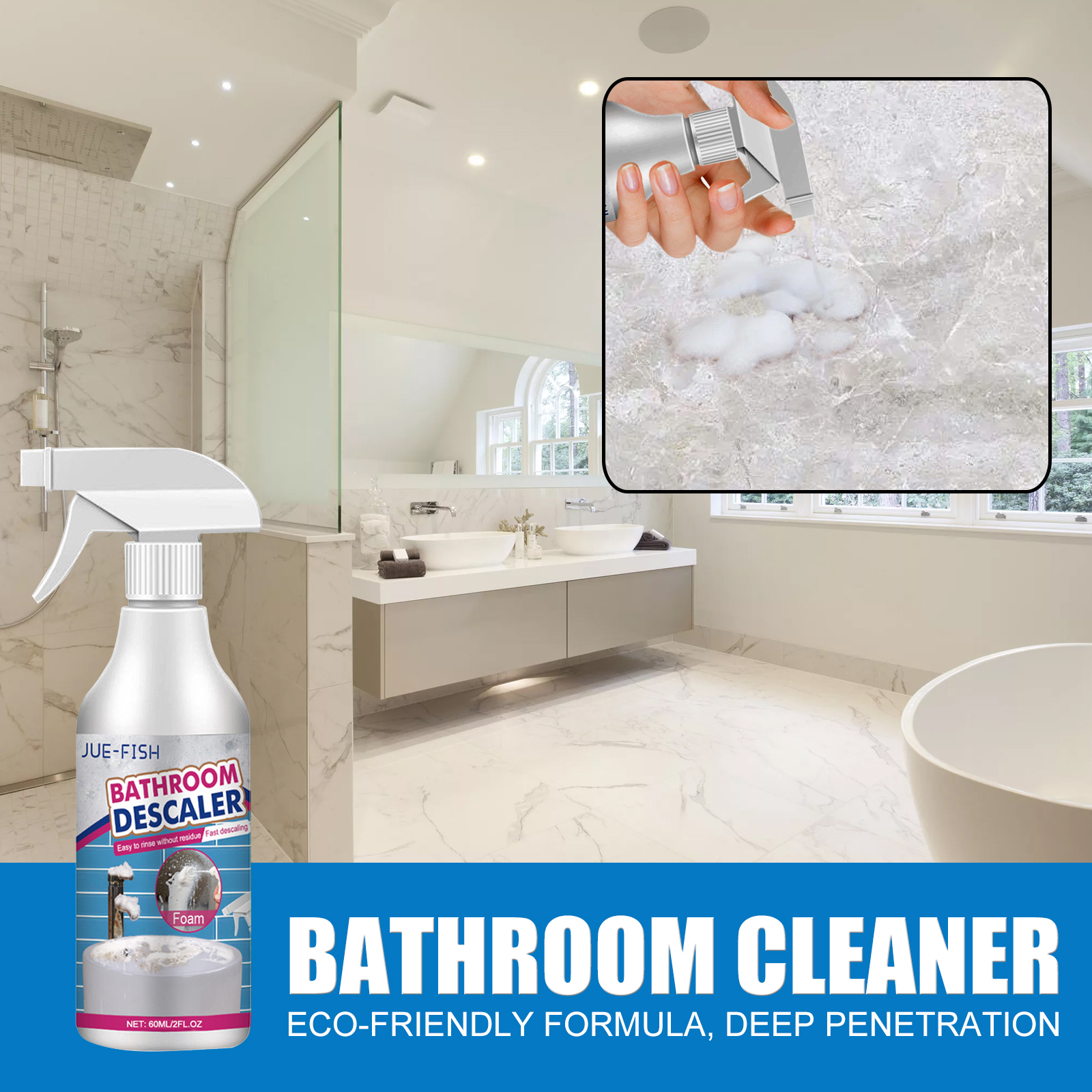 Jue Fish 60ml Bathroom Cleaner - Home Bathroom Scales recensie en prijs