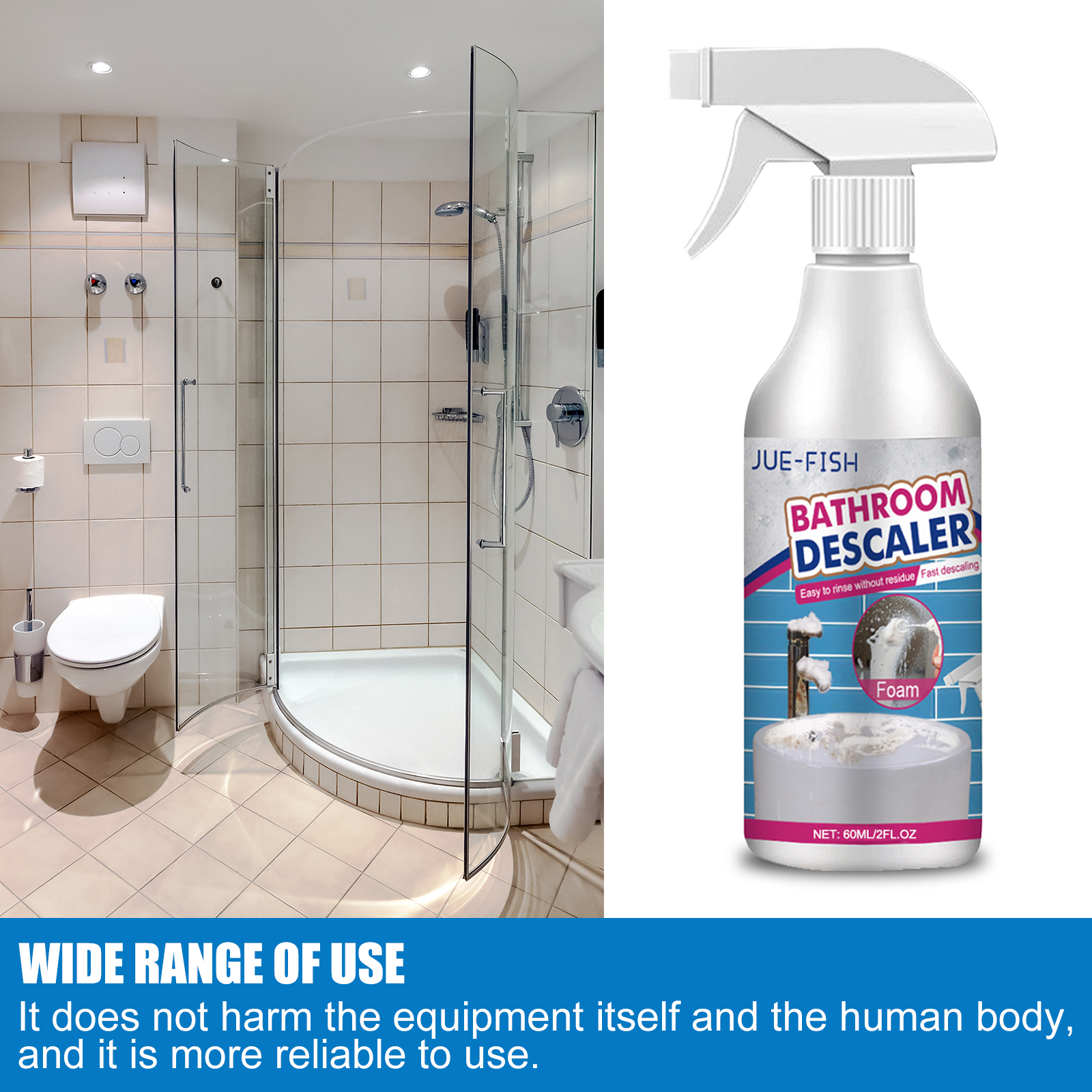 Jue Fish 60ml Bathroom Cleaner - Home Bathroom Scales recensie en prijs
