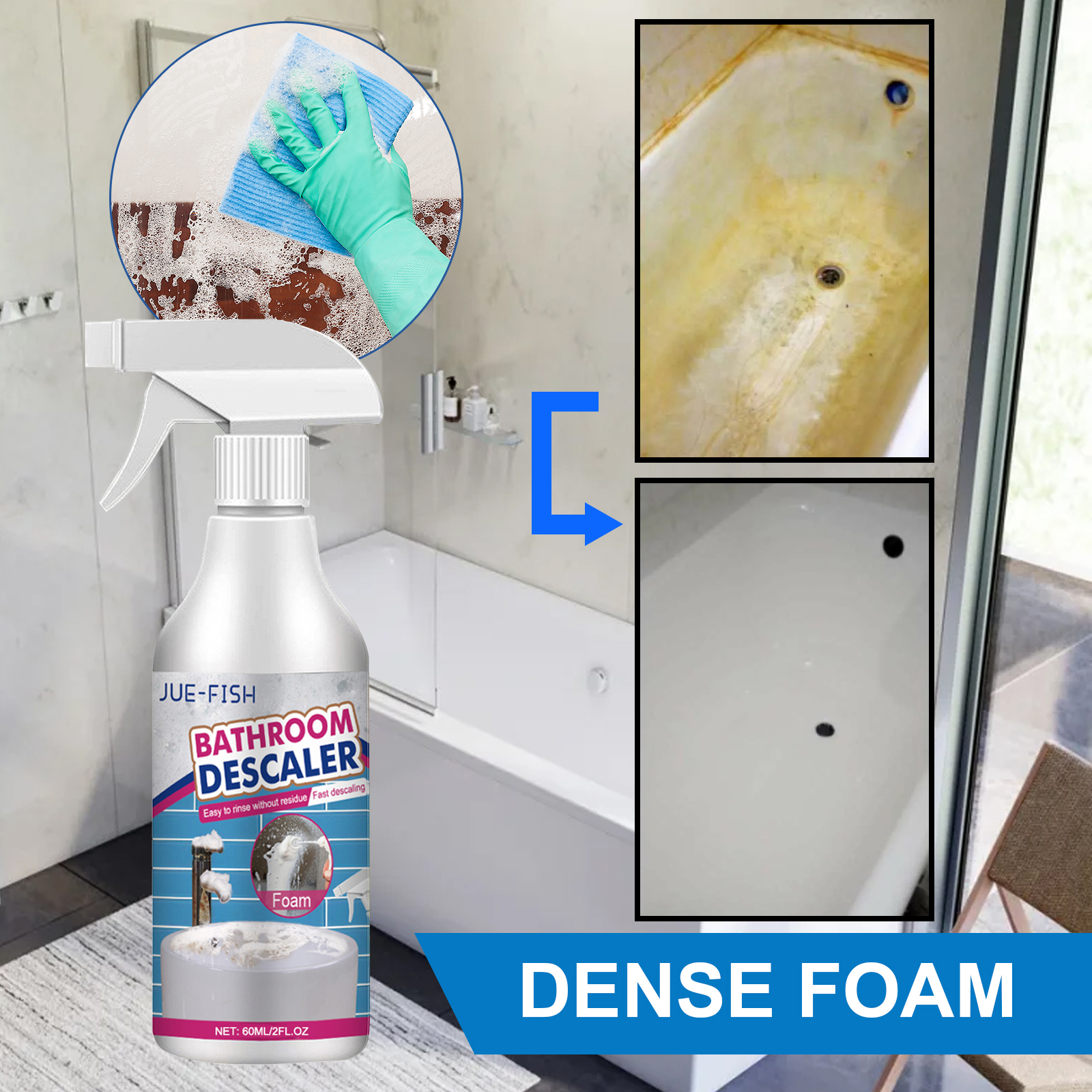 Jue Fish 60ml Bathroom Cleaner - Home Bathroom Scales recensie en prijs