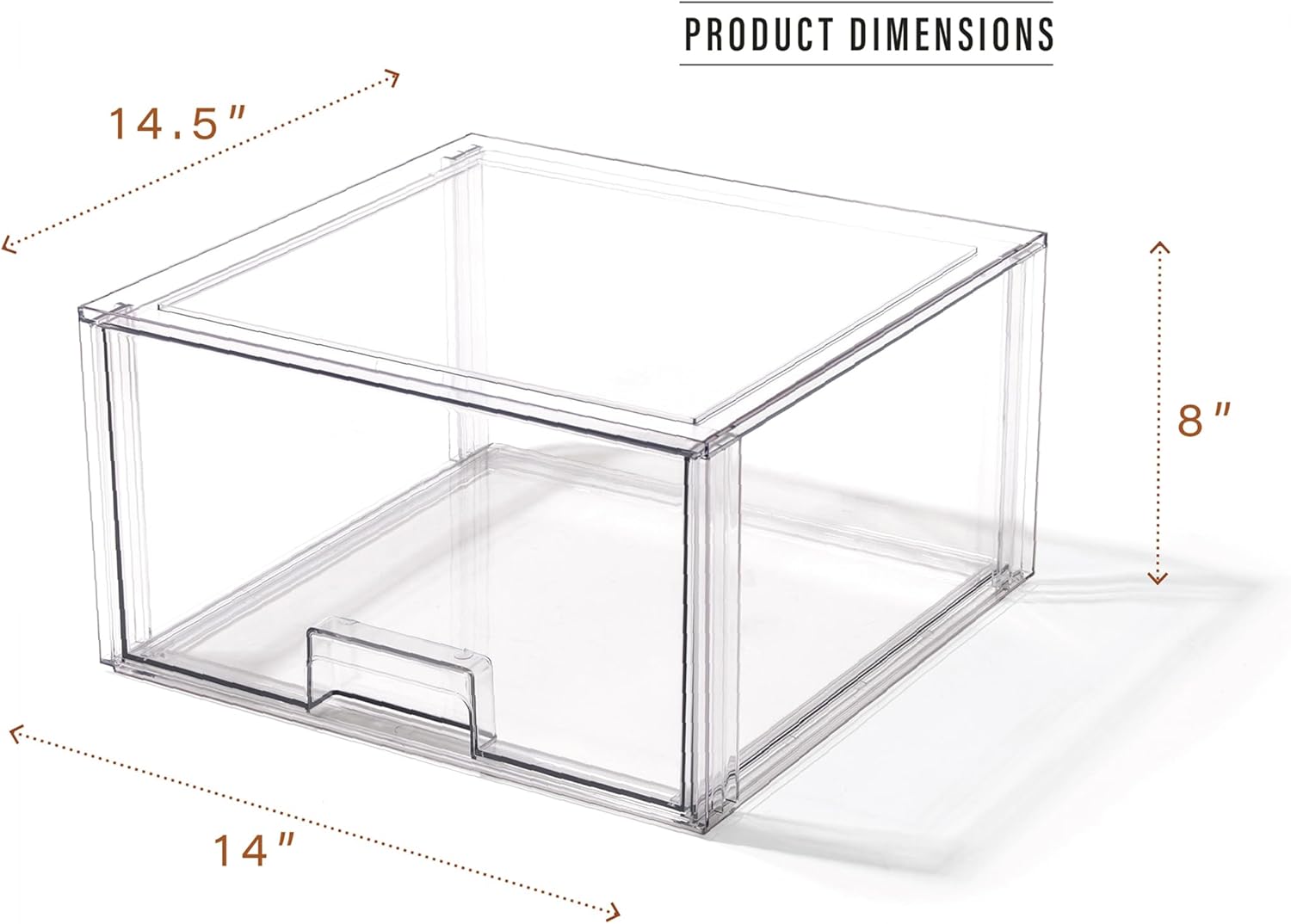Stackable Clear Storage Drawer - Home Bathroom Sink recensie en prijs