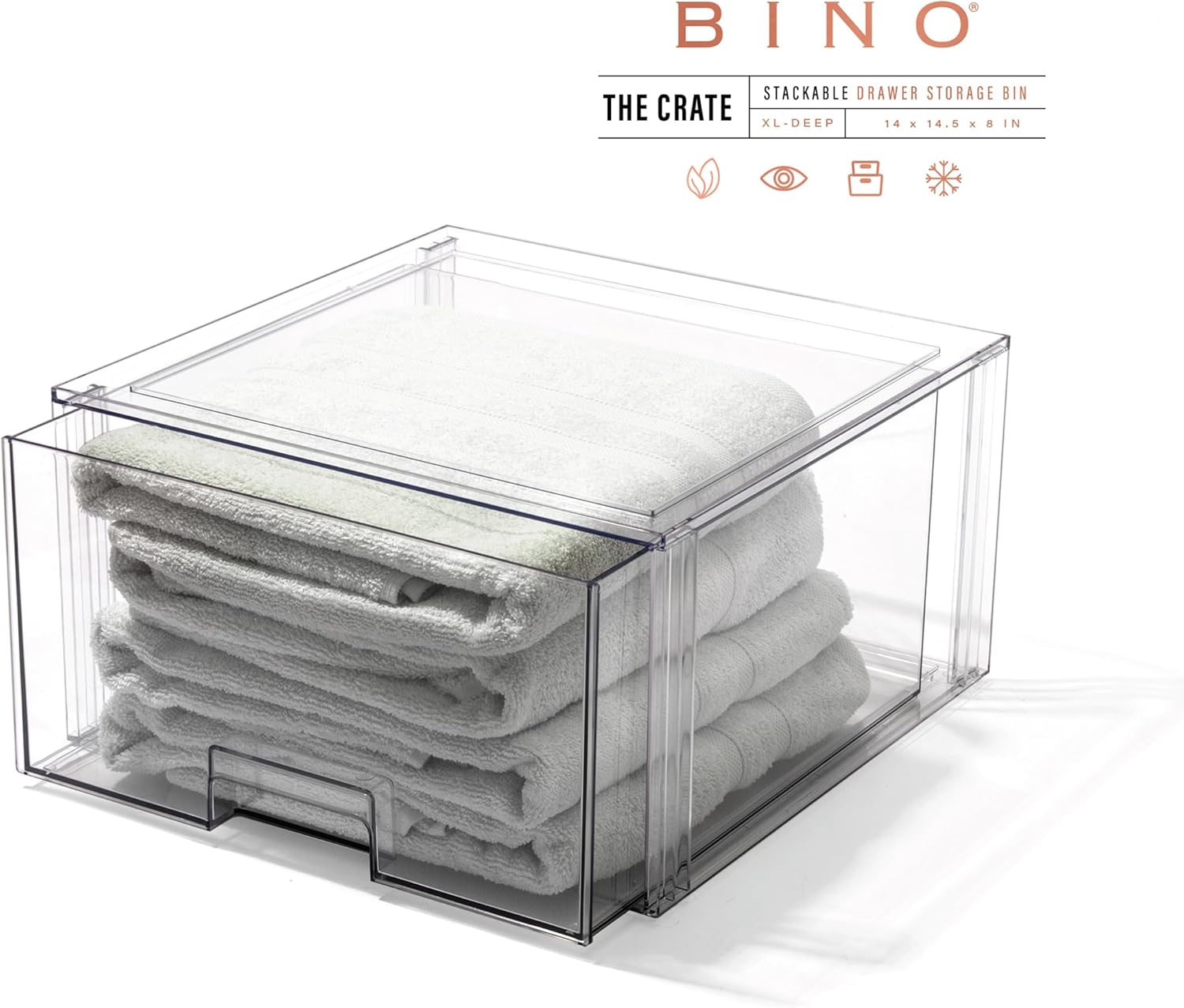 Stackable Clear Storage Drawer - Home Bathroom Sink recensie en prijs