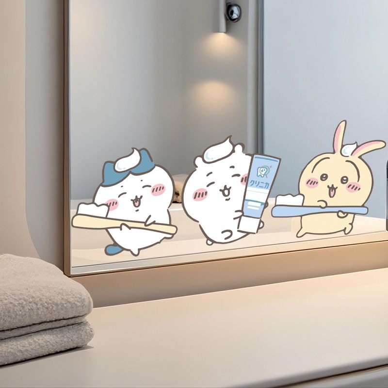 Hot Chiikawa Mirror Stickers S - Home Bathroom Vanity recensie en prijs