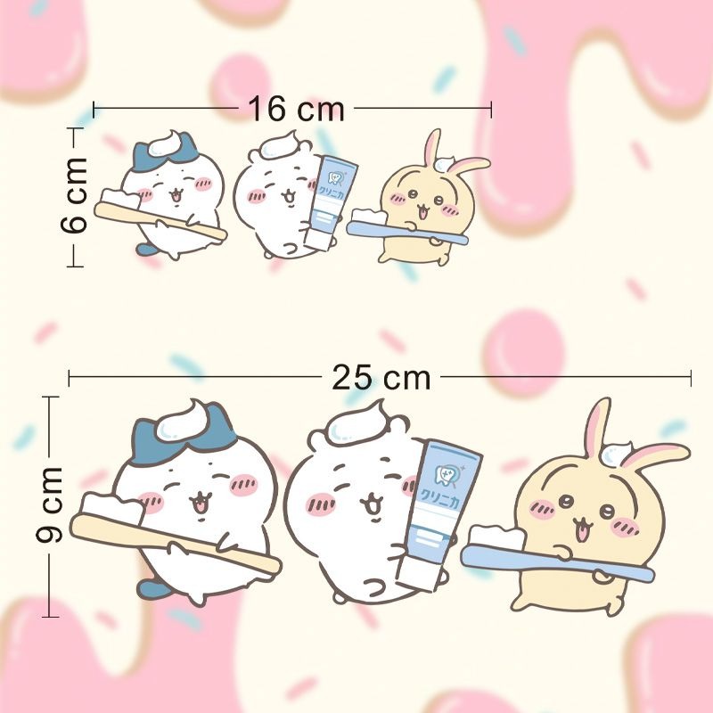 Hot Chiikawa Mirror Stickers S - Home Bathroom Vanity recensie en prijs