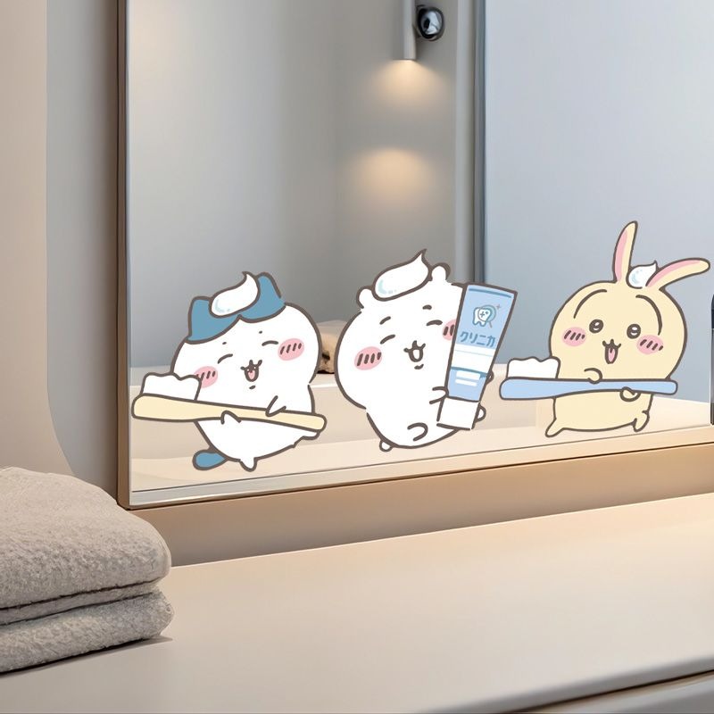 Hot Chiikawa Mirror Stickers S - Home Bathroom Vanity recensie en prijs