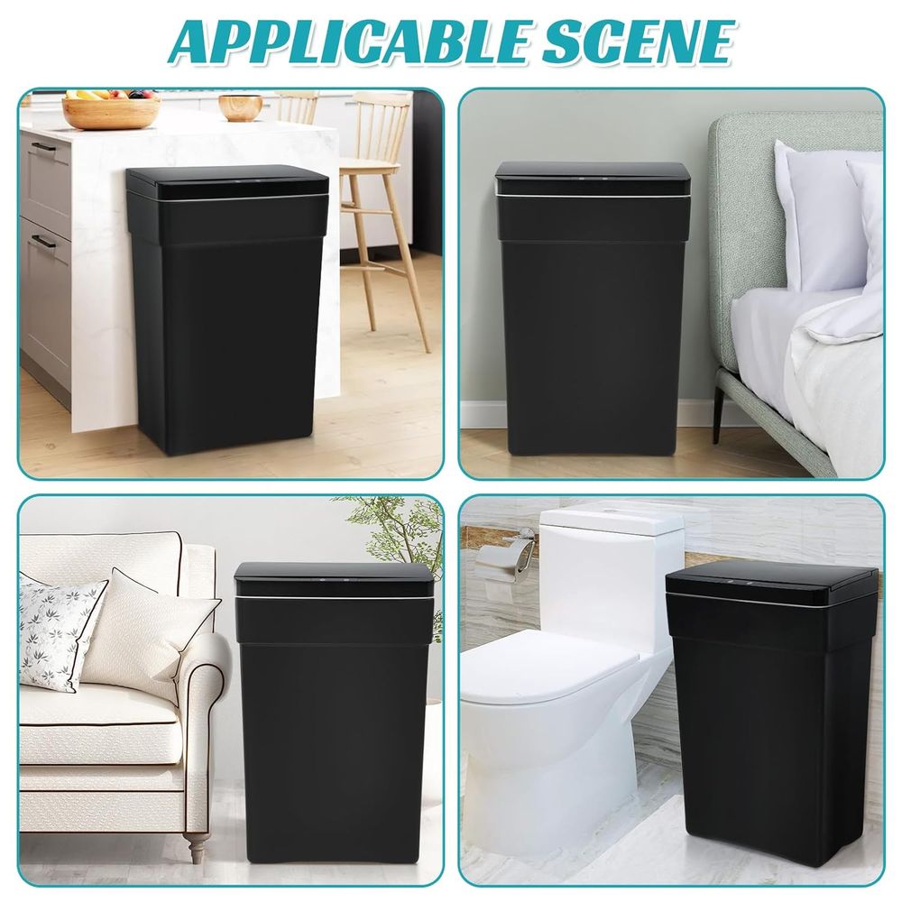 Trash Can 13 Gallon Kitchen Tr - Home Bathroom Trash Can recensie en prijs