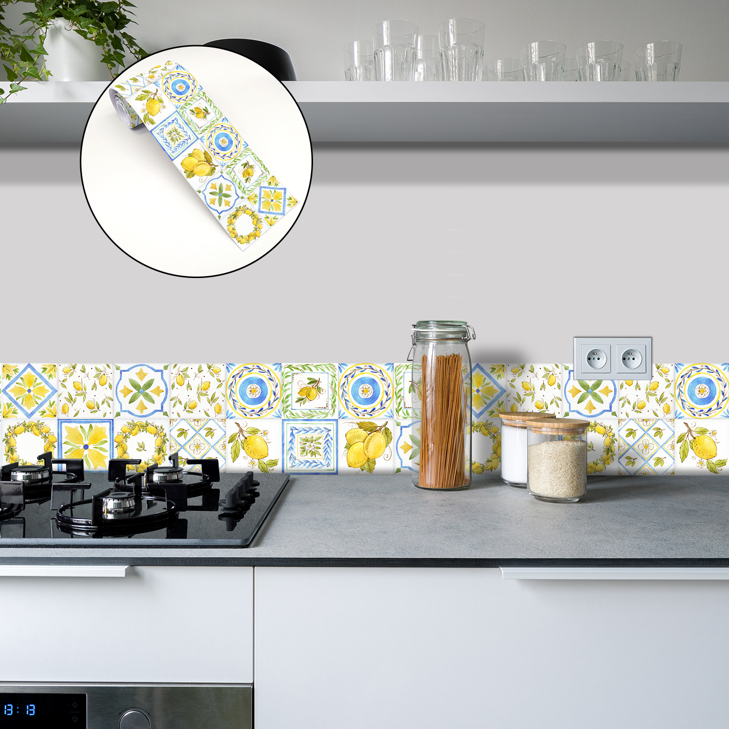 Fresh Style Lemon Ceramic Wall - Home Bathroom Wallpaper recensie en prijs