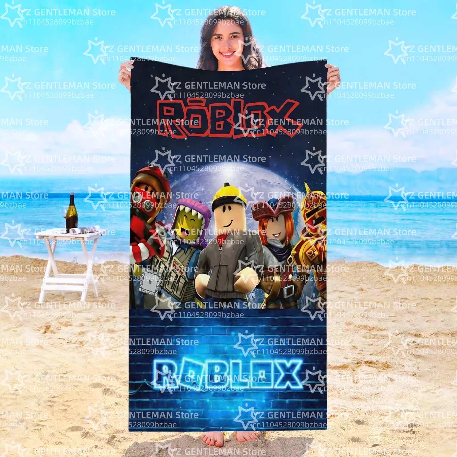 Roblox Beach Towel Travel Hote - Home Bathroom Sauna recensie en prijs