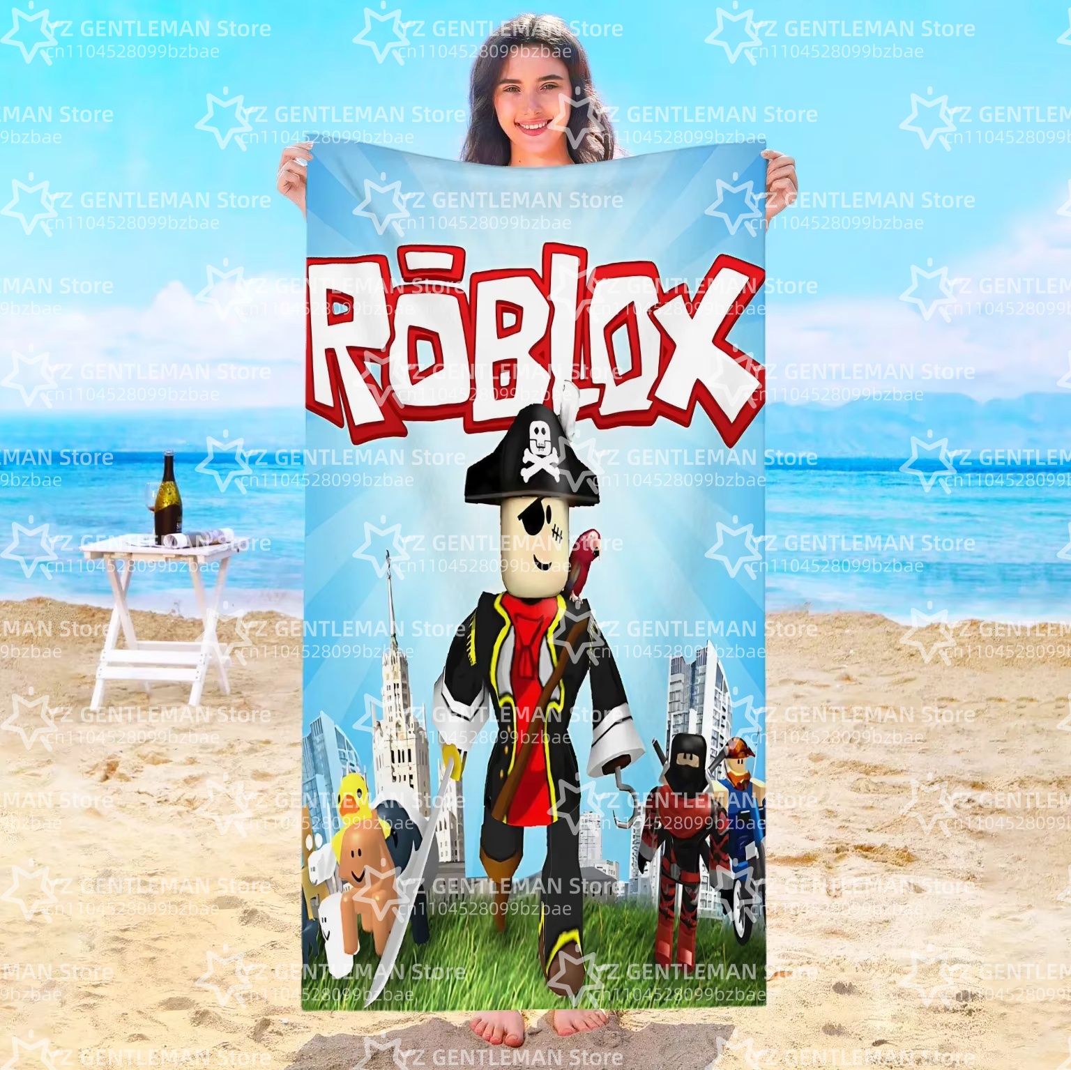 Roblox Beach Towel Travel Hote - Home Bathroom Sauna recensie en prijs
