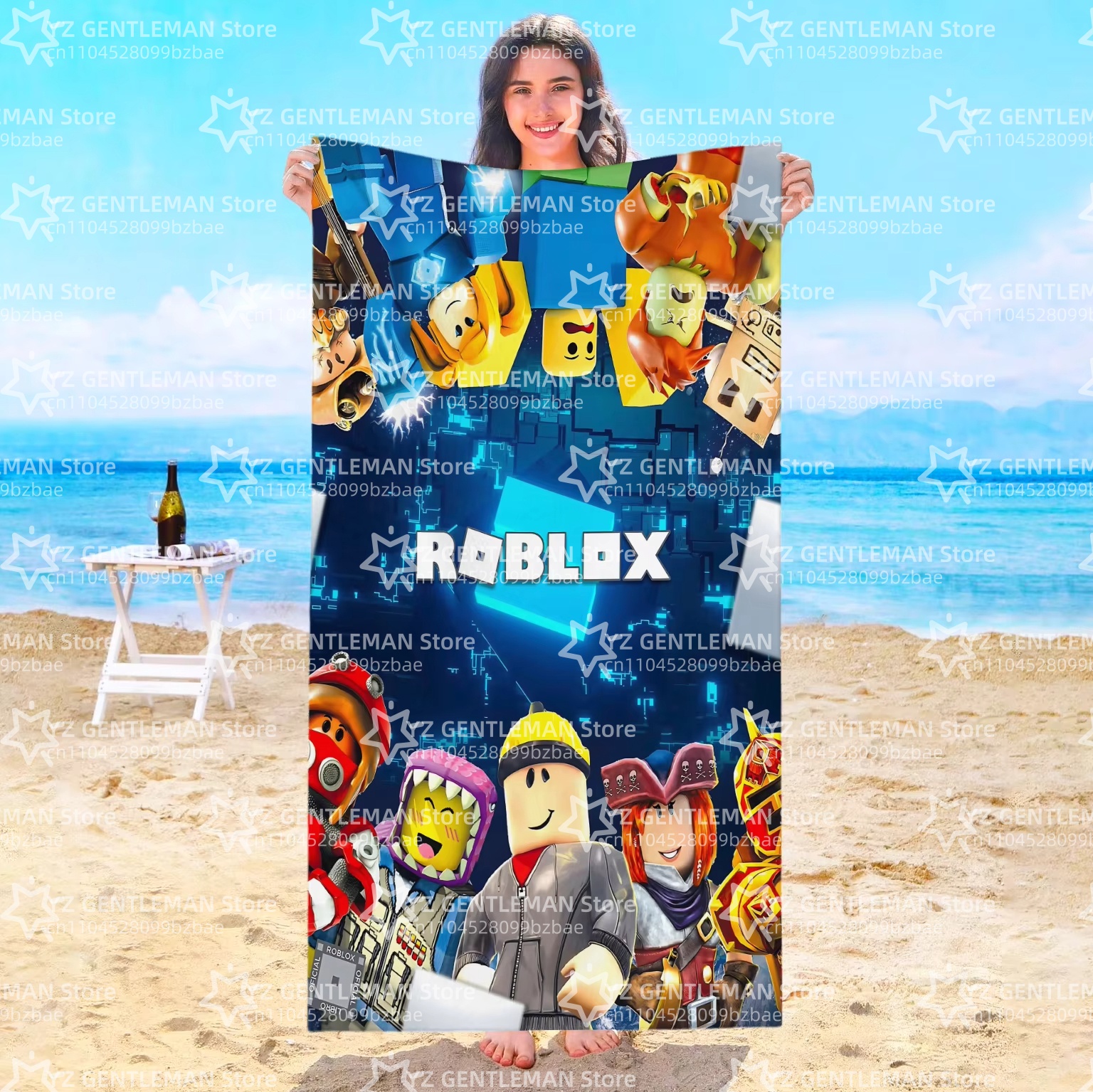 Roblox Beach Towel Travel Hote - Home Bathroom Sauna recensie en prijs