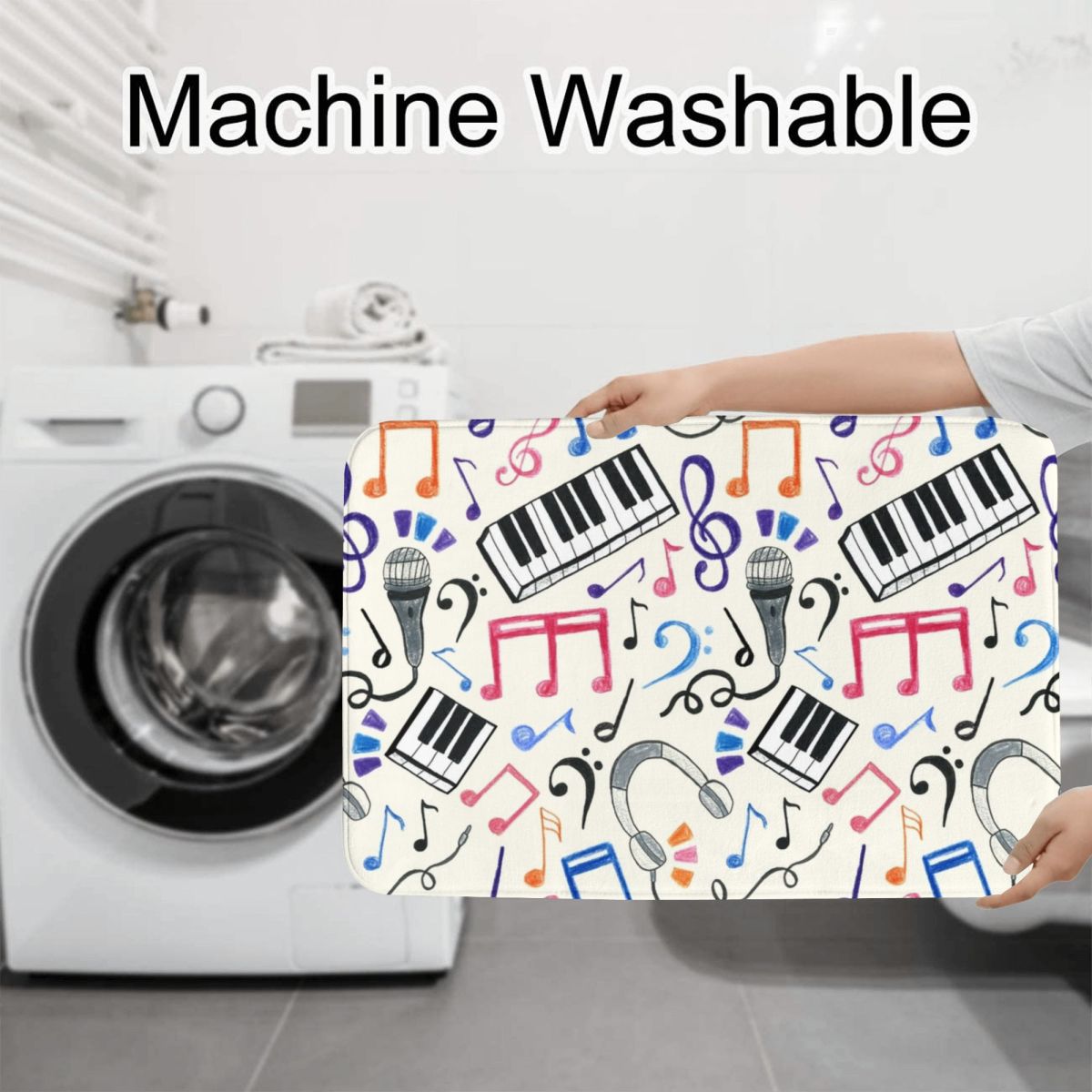 Good Beats - Music Notes & Sym - Home Goods Bathroom Sets recensie en prijs