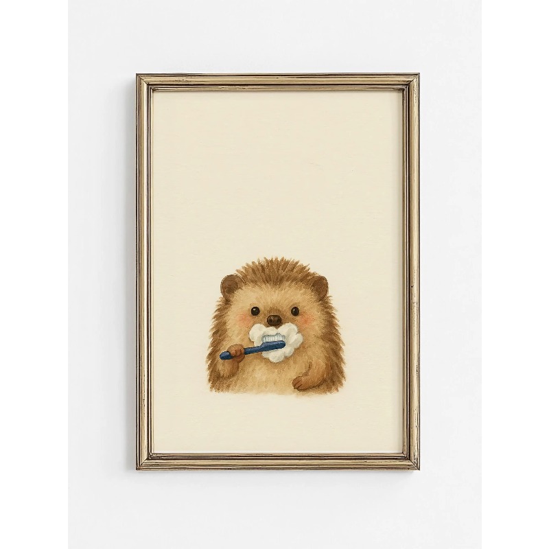 1PC Frameless Cute Animal Bubb - Home Bathroom Wallpaper recensie en prijs