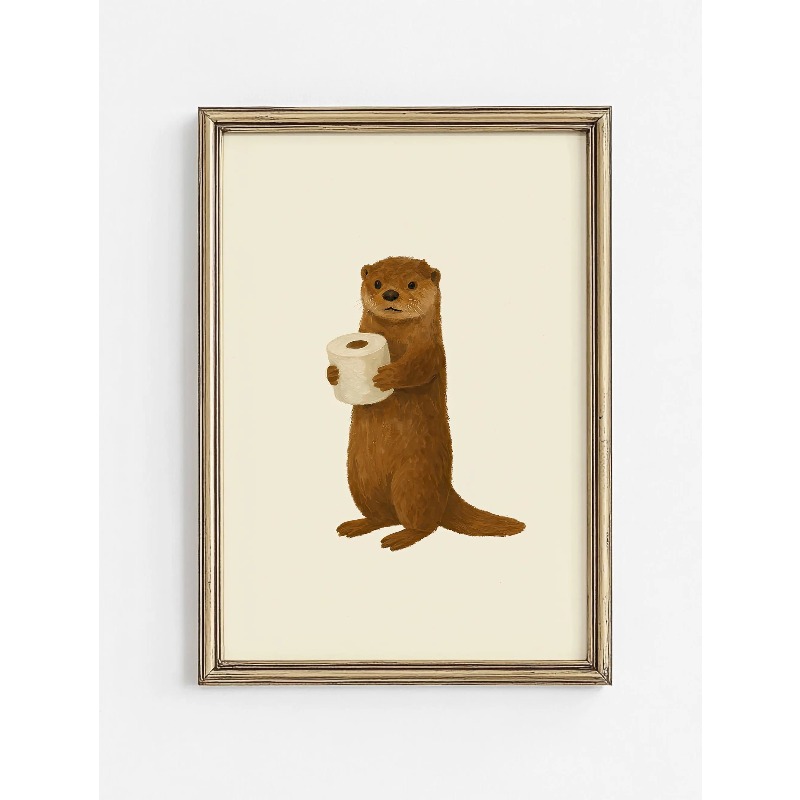 1PC Frameless Cute Animal Bubb - Home Bathroom Wallpaper recensie en prijs