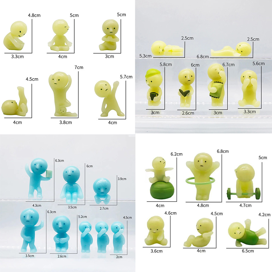 Glow In The Dark Mini Figure S - Home Goods Bathroom Sets recensie en prijs