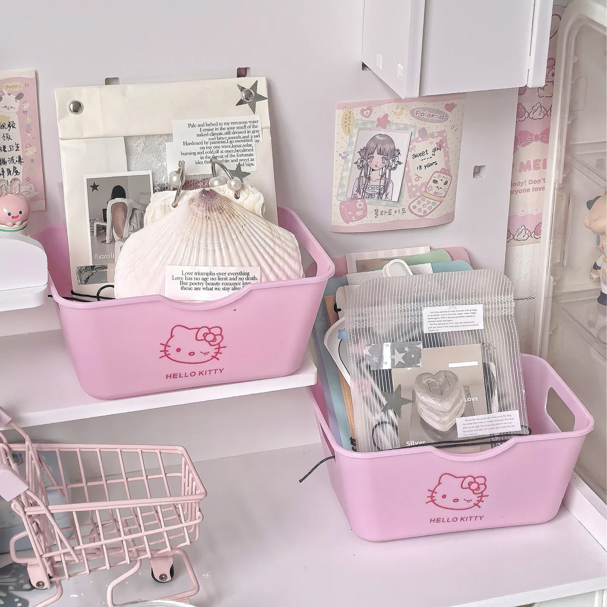Hello Kitty 2/4Pcs Plastic Org - Home Goods Bathroom Sets recensie en prijs