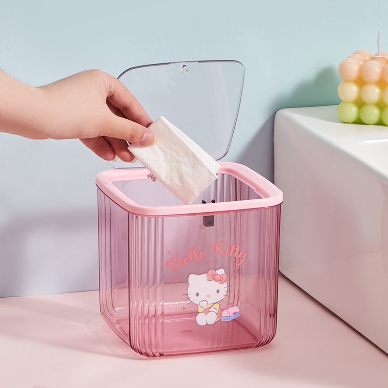Kawaii Hellokitty Transparent  - Home Bathroom Trash Can recensie en prijs
