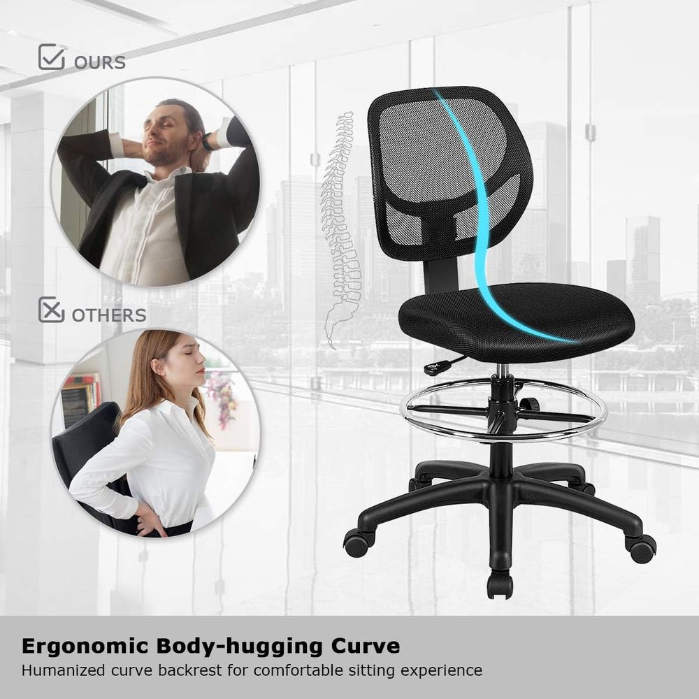 Ergonomic Black Mesh Swivel Of - Home & Bathroom Building Products Pte Ltd Reviews recensie en prijs