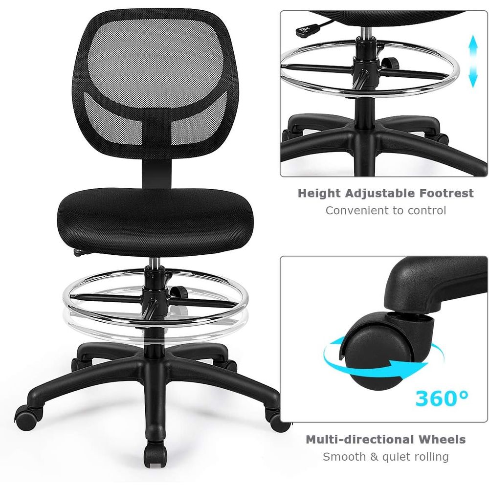 Ergonomic Black Mesh Swivel Of - Home & Bathroom Building Products Pte Ltd Reviews recensie en prijs