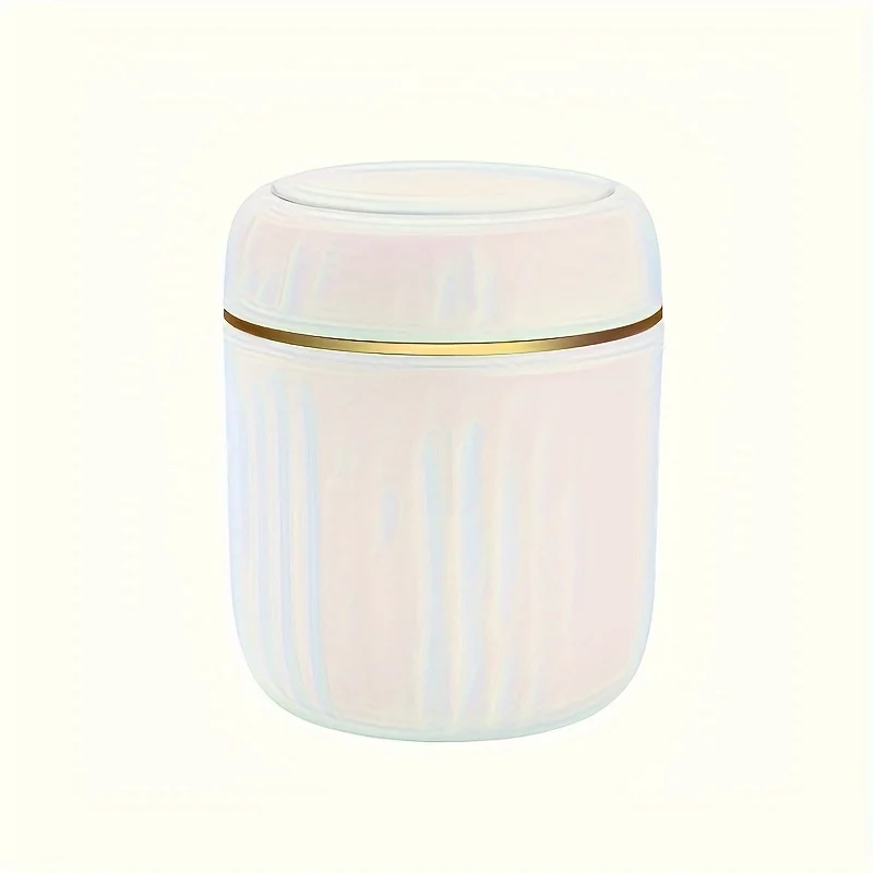 Mini Desktop Trash Can with Li - Home Bathroom Trash Can recensie en prijs