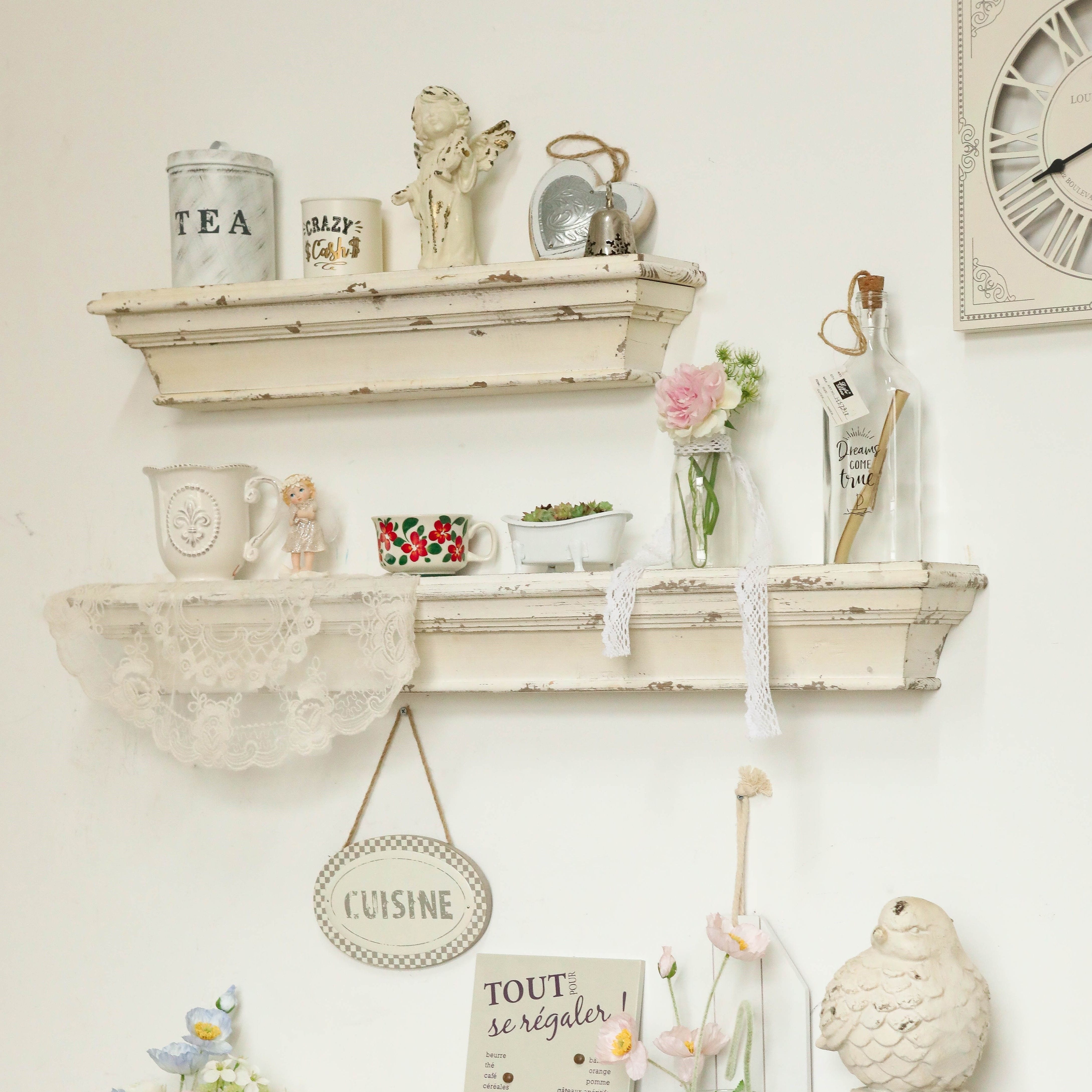 Set of two-layer boards, retro - Home Goods Bathroom Sets recensie en prijs
