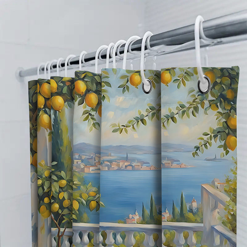 Mediterranean Lemon Garden Sho - Home Bathroom Ideas recensie en prijs