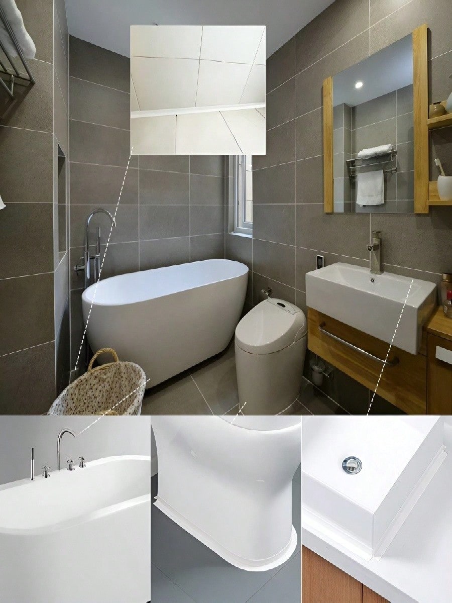 1 Roll of Waterproof Tape for  - Home Bathroom Sink recensie en prijs