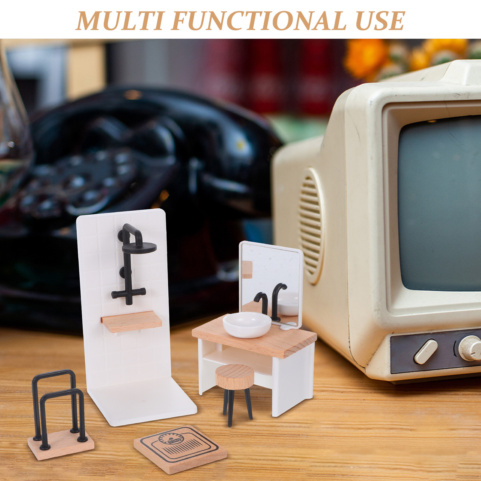 1Set Dollhouse Bathroom Decor: - Home Bathroom Scales recensie en prijs