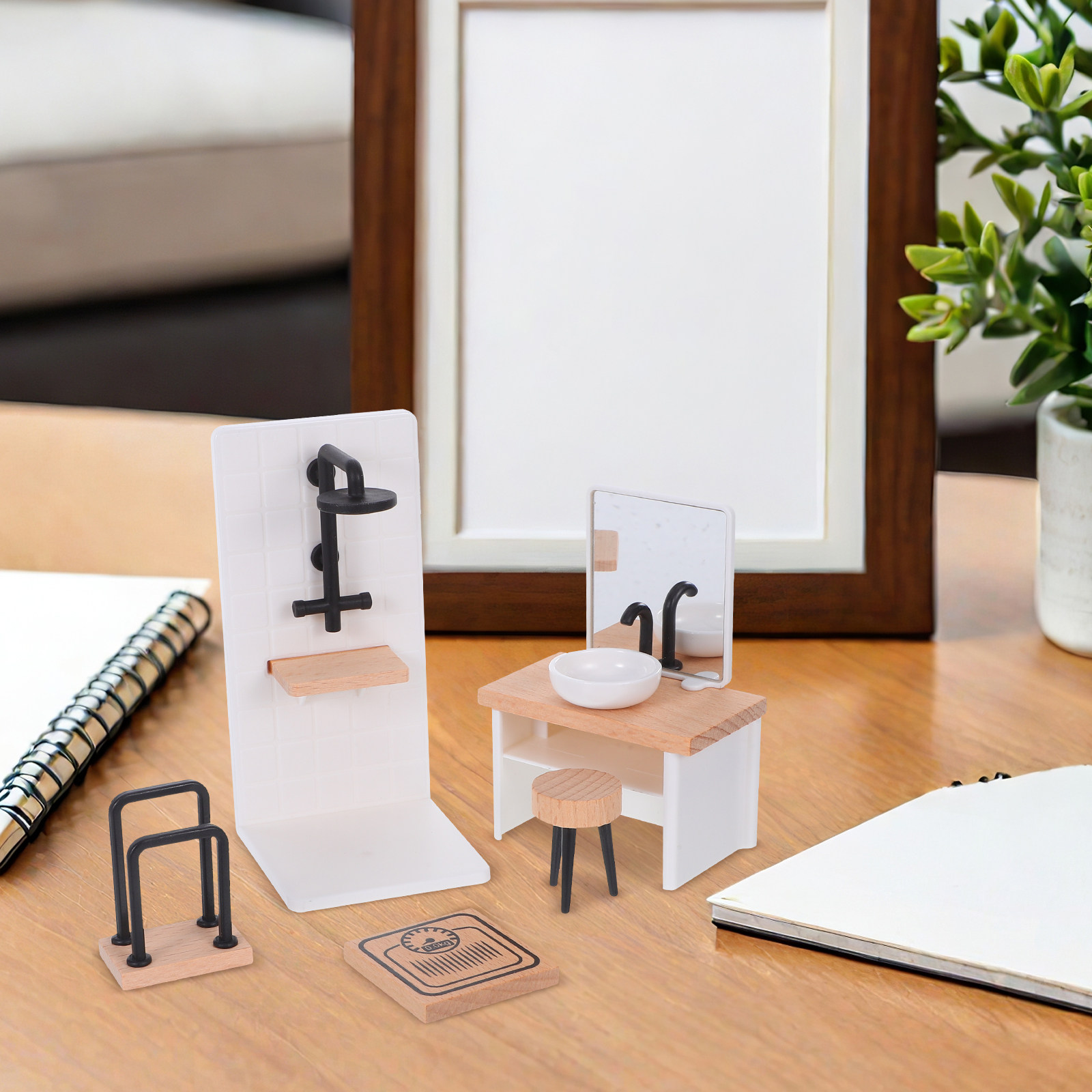 1Set Dollhouse Bathroom Decor: - Home Bathroom Scales recensie en prijs