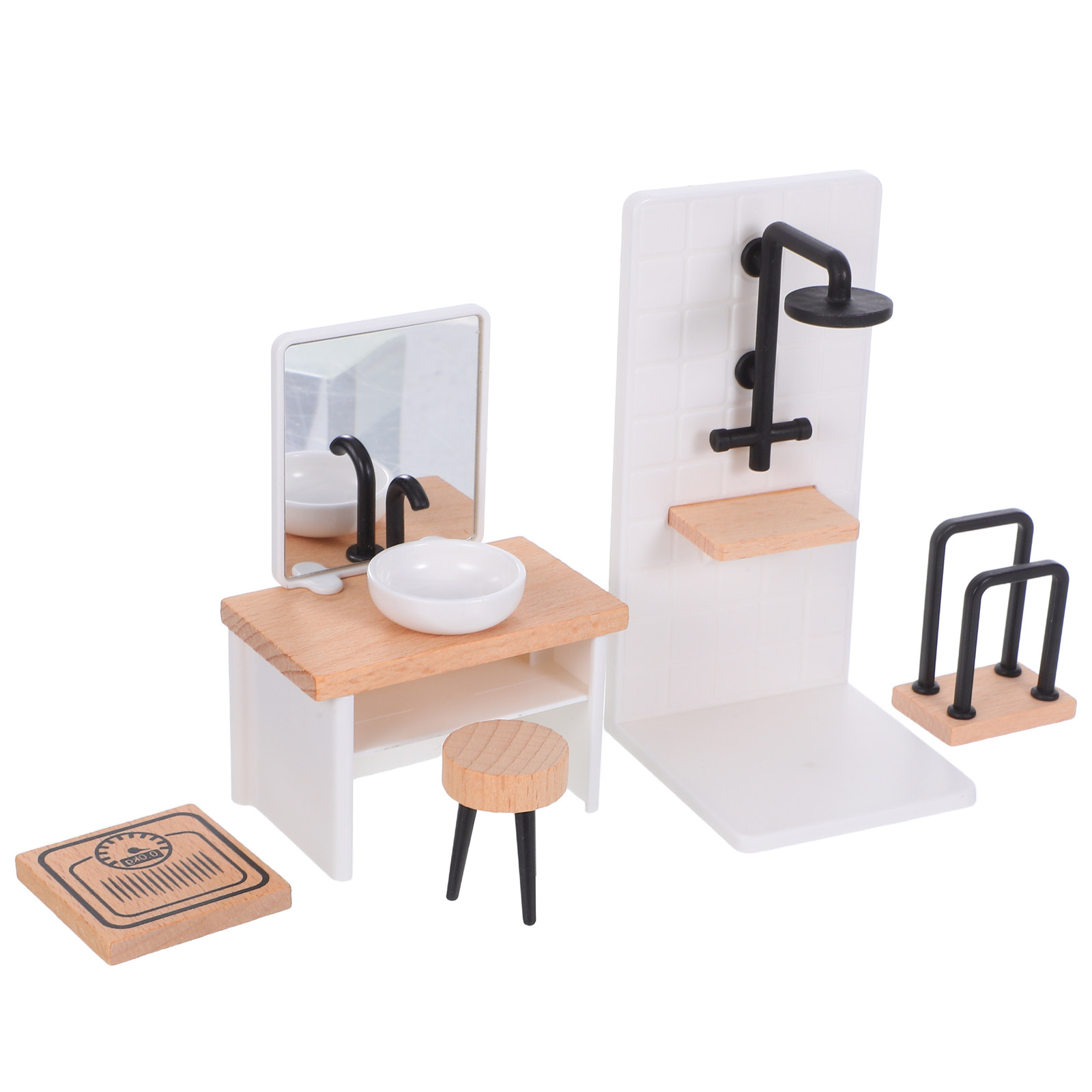 1Set Dollhouse Bathroom Decor: - Home Bathroom Scales recensie en prijs