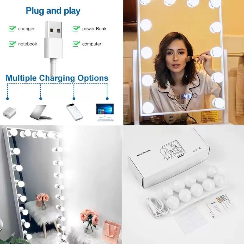 LED Light Paste Mirror Makeup  - Home Bathroom Vanity recensie en prijs
