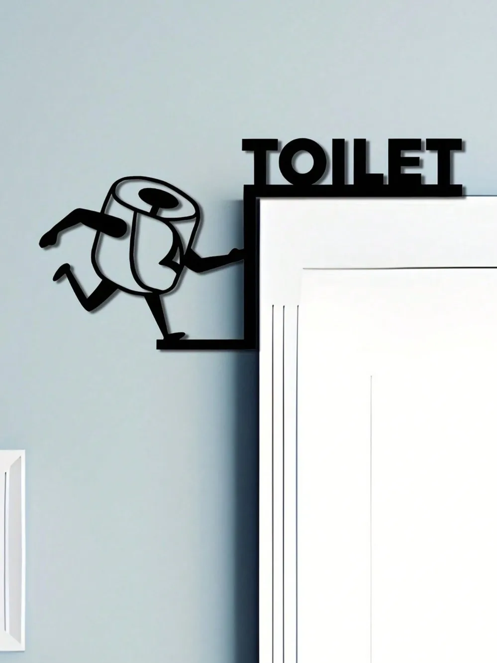 Humorous Toilet Paper Out Meta - Home Bathroom Wallpaper recensie en prijs
