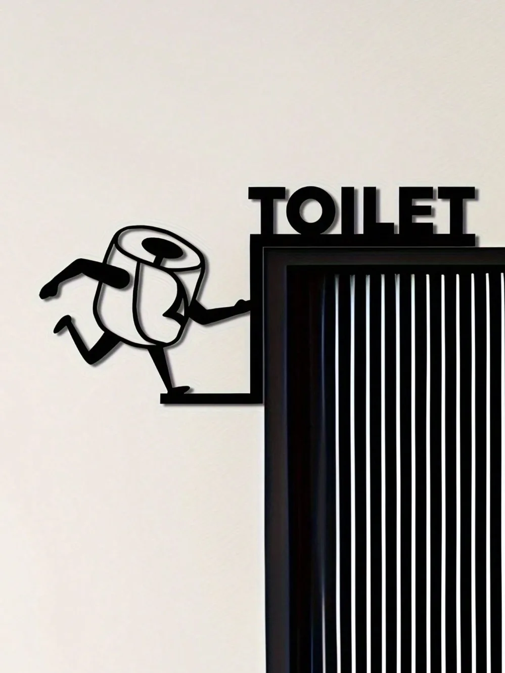 Humorous Toilet Paper Out Meta - Home Bathroom Wallpaper recensie en prijs