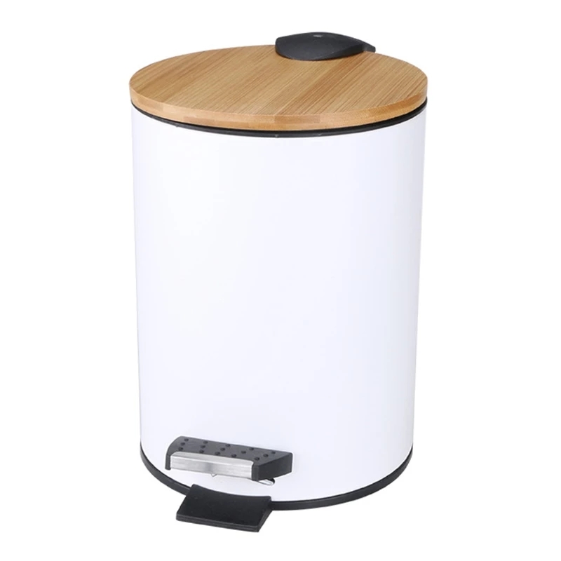 3/5L Wooden Flip Step Trash Ca - Home Bathroom Trash Can recensie en prijs