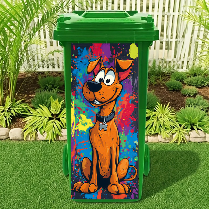 Adorable Cartoon Dog Rubbish B - Home Bathroom Trash Can recensie en prijs