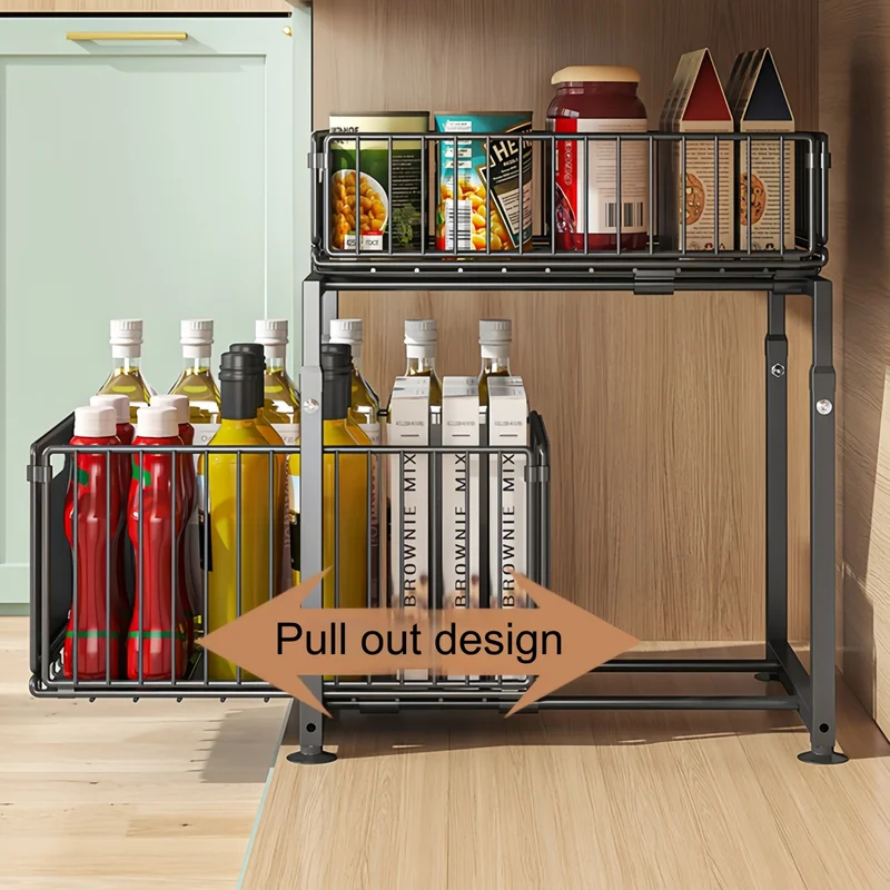 Positioning Clips 2 Tier Pull  - Home Goods Bathroom Cabinets recensie en prijs