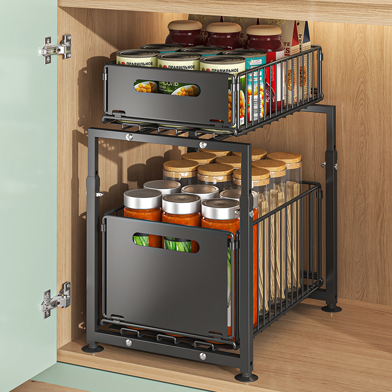 2 Tier Slide Out Cabinet Organ - Home Goods Bathroom Cabinets recensie en prijs
