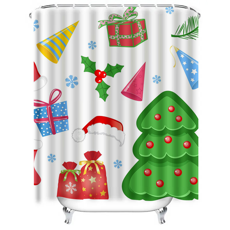 TU Shower Curtain Christmas Fo - Home Bathroom Ideas recensie en prijs