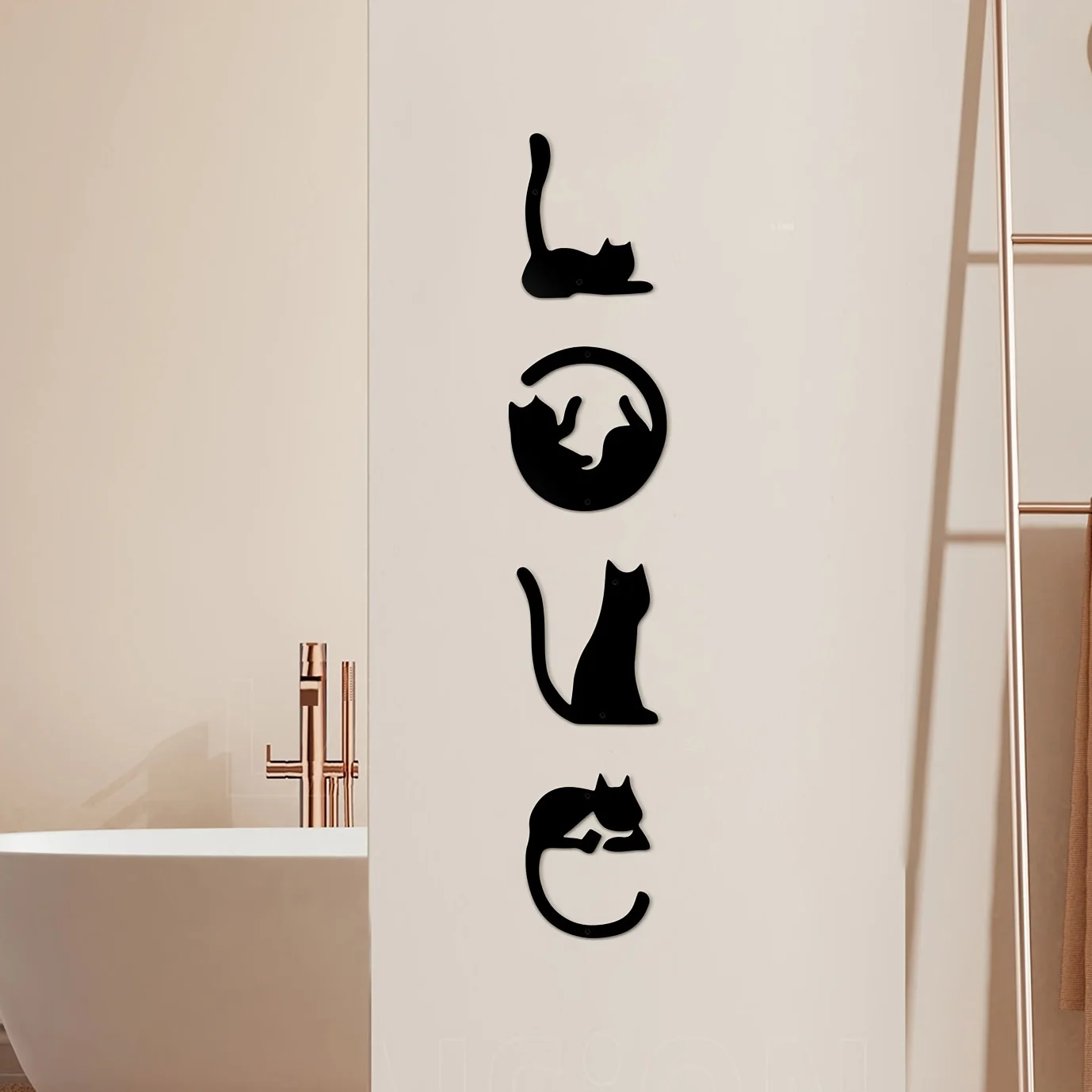 HelloYoung 4pcs/set Cute Cat M - Home Creation Bathroom recensie en prijs