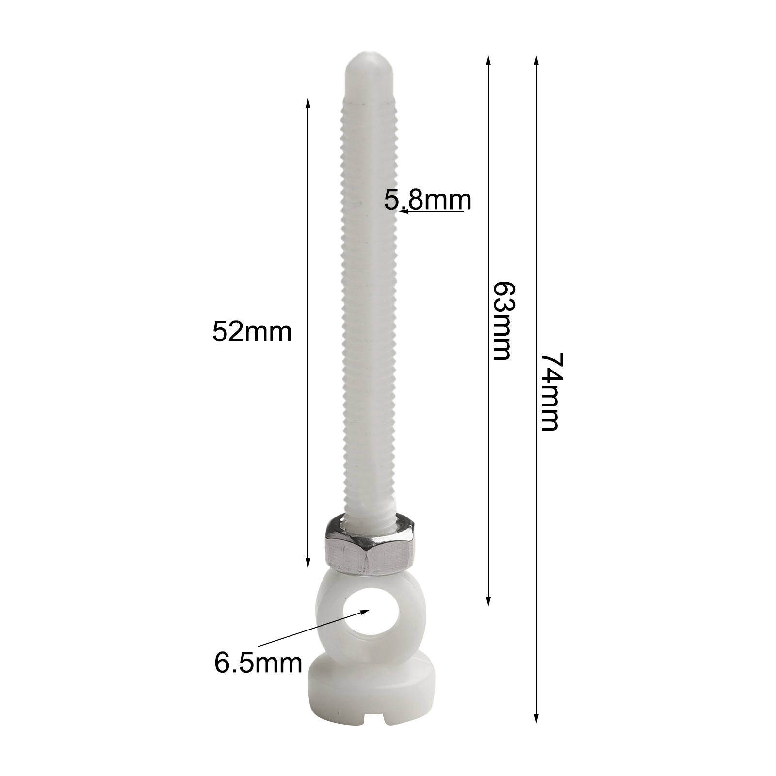 1pc 62/74mm Plastic Sink Screw - Home Hardware Bathroom Sinks recensie en prijs