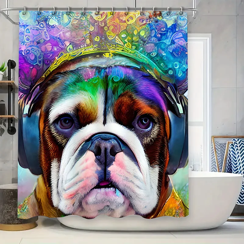 Vibrant Animal Print Shower Cu - Home Bathroom Ideas recensie en prijs