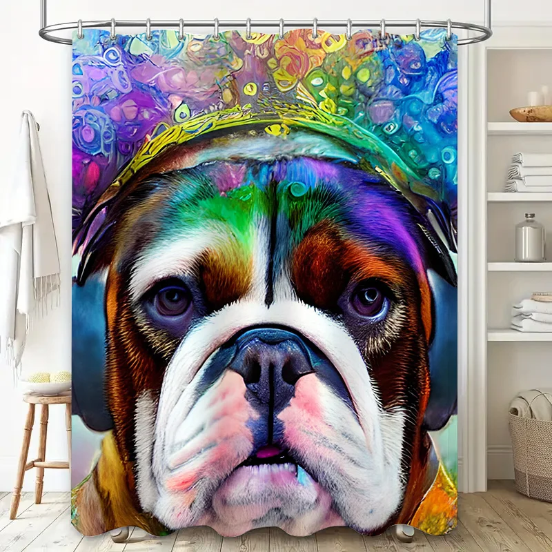 Vibrant Animal Print Shower Cu - Home Bathroom Ideas recensie en prijs