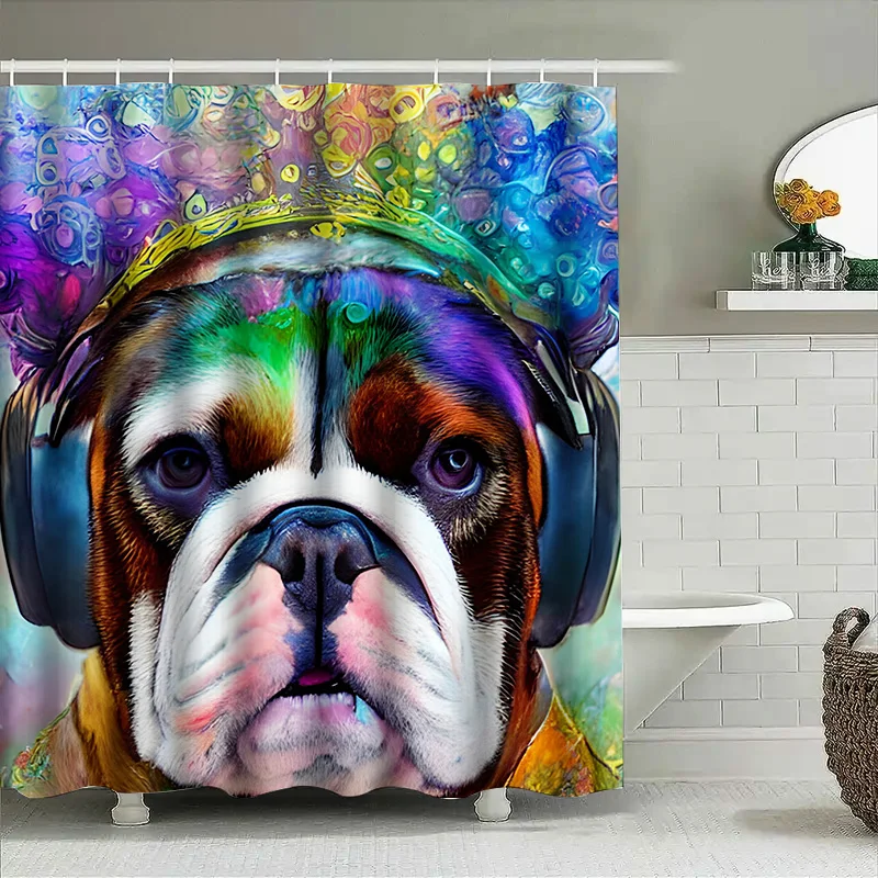 Vibrant Animal Print Shower Cu - Home Bathroom Ideas recensie en prijs