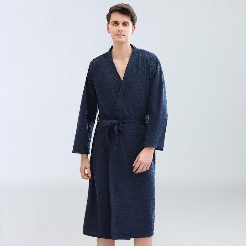 Men's Waffle Bathrobes Sauna C - Home Bathroom Sauna recensie en prijs