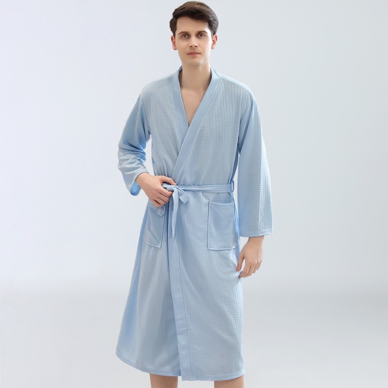 Men's Waffle Bathrobes Sauna C - Home Bathroom Sauna recensie en prijs