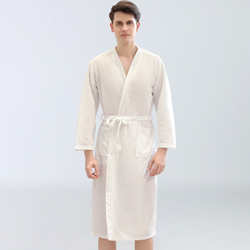 Men's Waffle Bathrobes Sauna C - Home Bathroom Sauna recensie en prijs