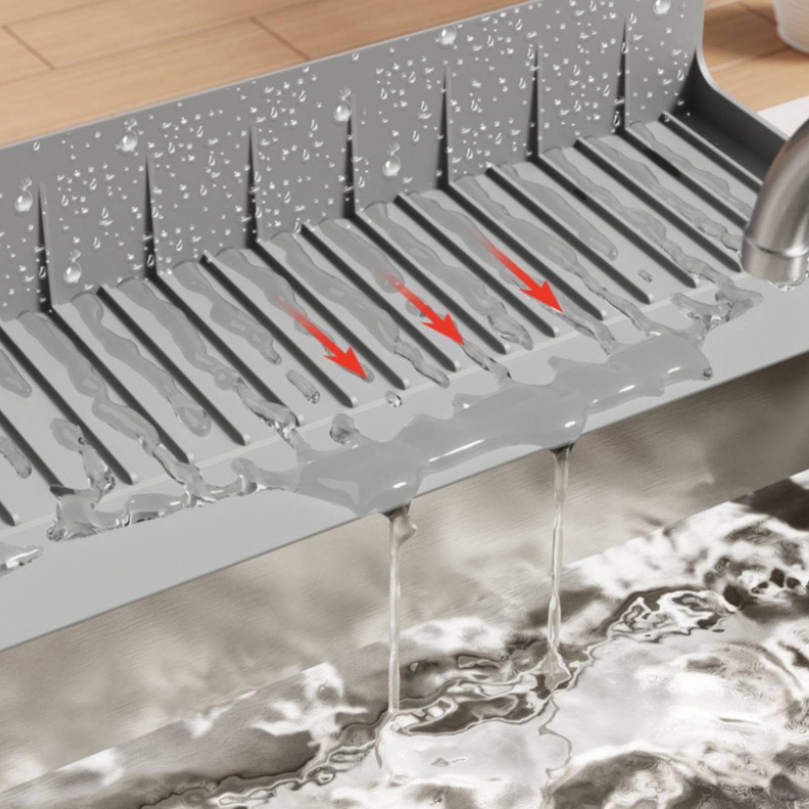 Silicone Sink Splash Guard Wat - Home Bathroom Sink recensie en prijs