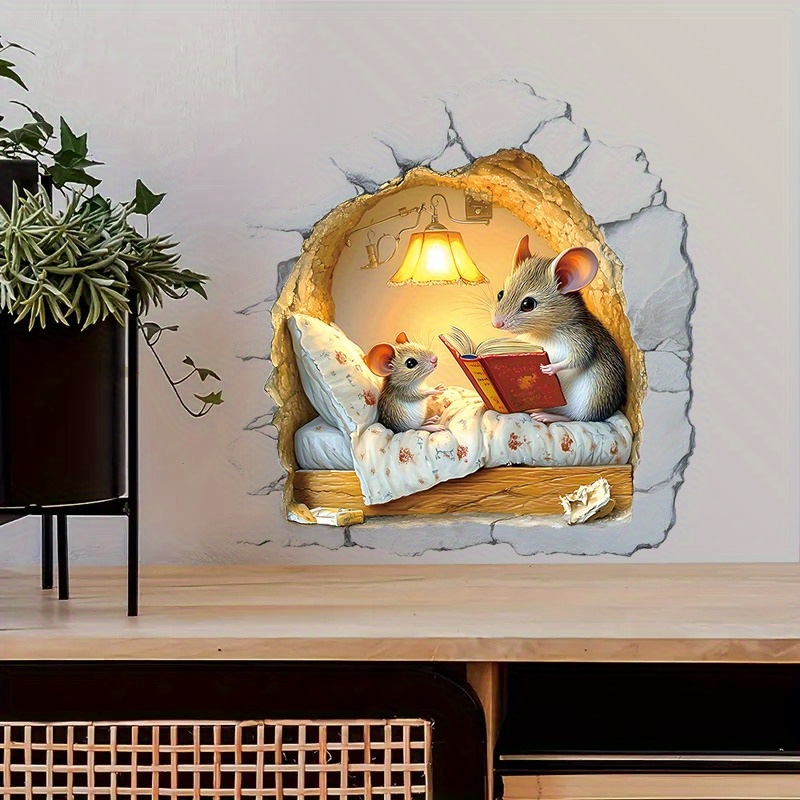 One mouse storytelling wall st - Home Bathroom Wallpaper recensie en prijs